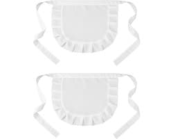 Witte Halfschortje voor Meisje en Vrouwen Cosplay Costume en Lolita Kleding
