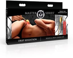 XR Brands Drip Sensation - Lepel en Drip Kaars Set - Rood — thumbnail 6