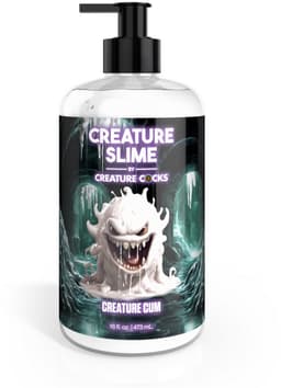 XR Brands Creature Slime - Creature Cum - Ongeparfumeerde Jizz Glijmiddel - 16 fl oz / 473 ml - Wit — thumbnail 1
