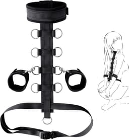 Killogood Bondage set met halsband en handboeien – erotisch BDSM accessoire — thumbnail 1