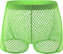 Heren Sexy Transparante Boxershorts Netstof Elastisch Ondergoed Pouch Slips — thumbnail 2