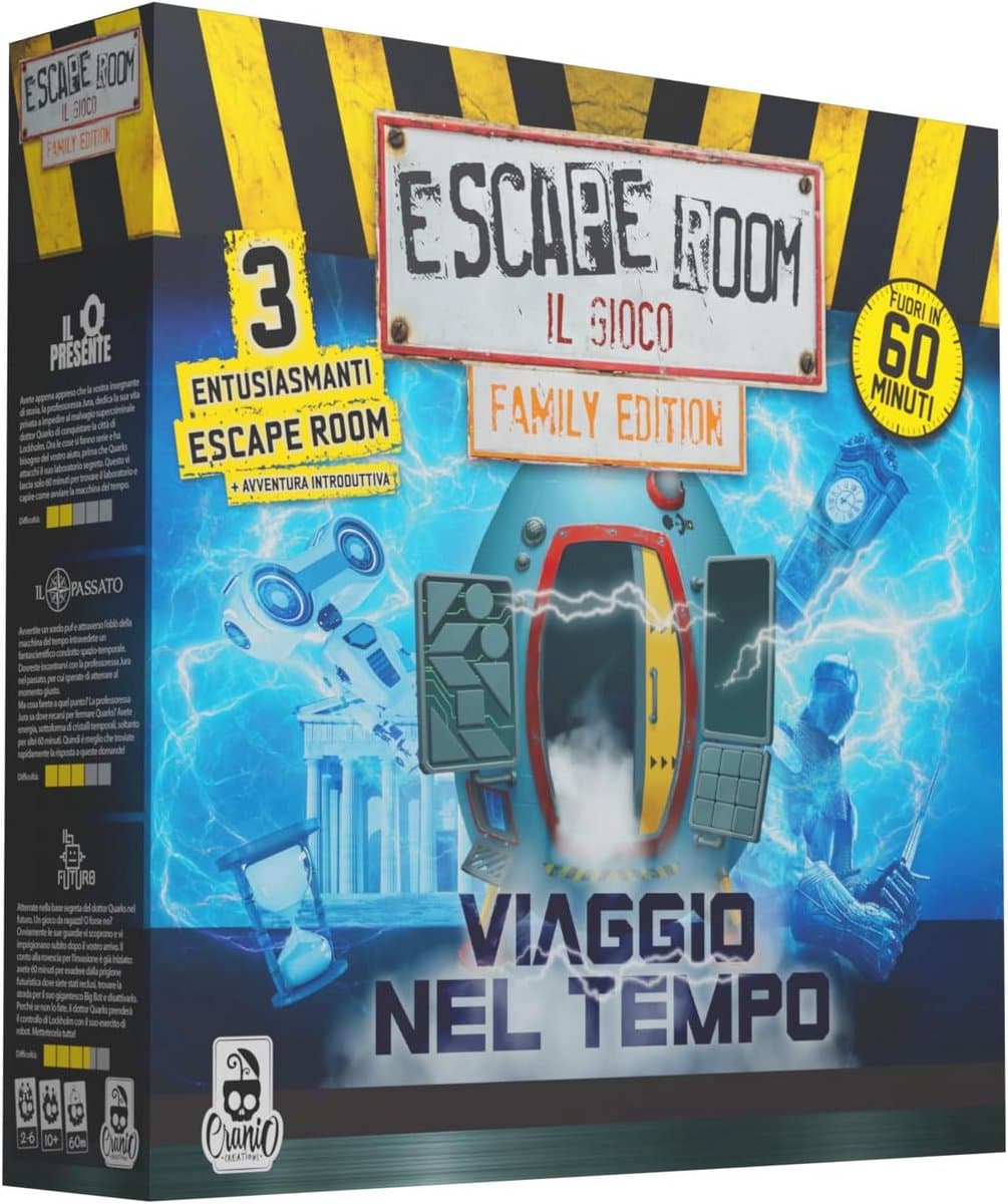 Tijdreis Escape Room Spel voor het Hele Gezin — afbeelding 1