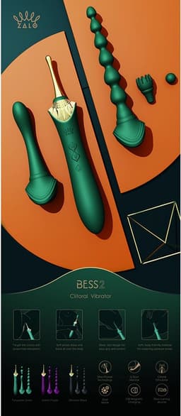 Zalo - Bess 2 - Clitoral Vibrator - Turquoise Green — thumbnail 18