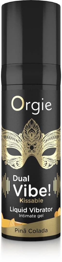 Orgie - Dual Vibe! Kissable Liquid Vibrator - Pina Colada - 0.5 fl oz / 15 ml — thumbnail 1