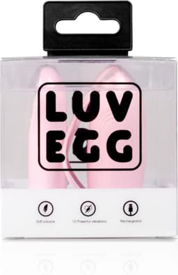 LUV EGG Vibrerend ei - Vibratie eitje met afstandsbediening (draadloos) - Koppeltoy - Roze — thumbnail 16