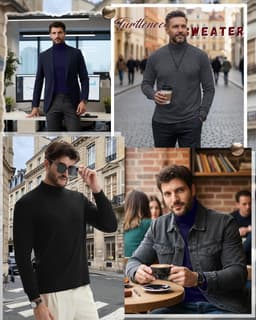 3 delige Thermoshirts voor Heren met Col en Lange Mouwen — thumbnail 5