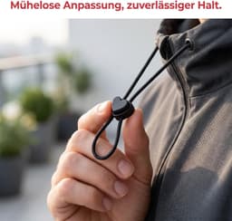 40 stuks koordstoppers 2 gaten 4 mm nylon — thumbnail 3