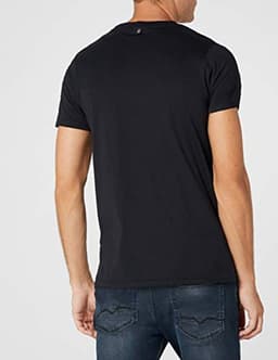 Unisex Zwart T-Shirt met Classic Dark Side of the Moon Motief — thumbnail 3