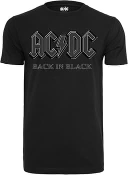 Back in Black T-shirt voor Heren - Stijlvol Muziek Merchandise — thumbnail 1