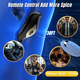 Oneay Prostaatmassager met Vibratie – Anale Plug voor Mannen – Buttplug Mannenseksspeeltje – 9 Intensiteitsniveaus – Kloppende & Trillende Bewegingen – Met Afstandsbediening — thumbnail 6