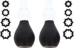 Taboom - Nipple Enlargers with 8 Rings - Pumps Nipple Zwart — thumbnail 1