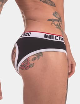 Barcode Berlin Maxime Backless Brief Black - MAAT M - Erotisch Heren Ondergoed - Slip voor Man - Sexy mannen Slip — thumbnail 3