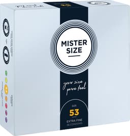 MISTER SIZE 53 Ultra Dunne M condooms (10 pack) — thumbnail 10