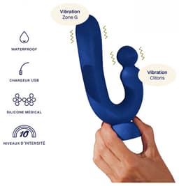 Puissante Chouchou Vibrator (Kleur : Blauw) — thumbnail 3