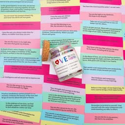 Liefdesbriefjes Set - Romantische Berichten - Relatie Versterken - 6 Thema's - 90 Stuks - Kleurrijk — thumbnail 3