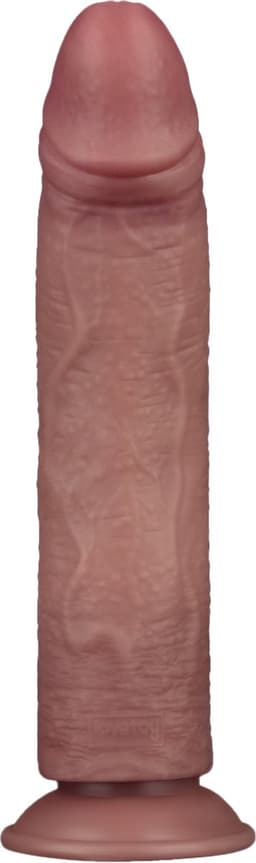 LoveToy - Power Cock - 26,5 cm - Vibrerende Dildo - Dual Density - Lichte Huidskleur — thumbnail 5