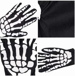 Handschoenen gewrichten klauw botten festivals handschoenen cosplay kostuums accessoires voor vrouwen en mannen, Zwart, One size — thumbnail 3