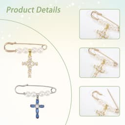 2 stuks 2 kleuren bruidsboeket hanger elegante huwelijksgeschenken broche voor de bruid betekenisvol cadeau wordt aan bruidsboeket of jurk bevestigd — thumbnail 3