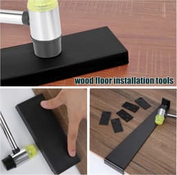45 pieces vinyl installation kit incl. laminate wood floor installation kit, wooden floor laying kit with 40 spacers - ShopVlot — thumbnail 2