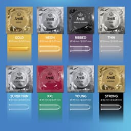AMOR Premium super thin condooms, extra dunne wanddikte 0.04 mm, Ø 53 mm, 50 stuks — thumbnail 5