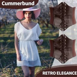 Dames Corset voor Taille - Brede Korsetriem voor Cosplay en Halloween — thumbnail 4