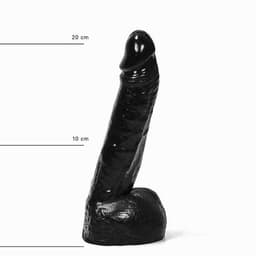 All Black Realistische Dildo 22 cm — thumbnail 5