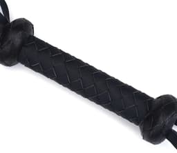 Liebe Seele - Vegan Fetish - Korte Flogger - Zwart — thumbnail 3