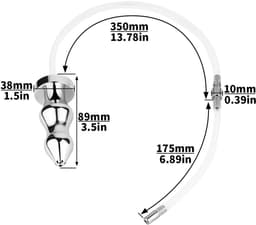 Kiotos - Holle Penisplug - Holle Dilator - Met Holle Geribbelde Buttplug - Ass Lock - RVS — thumbnail 4