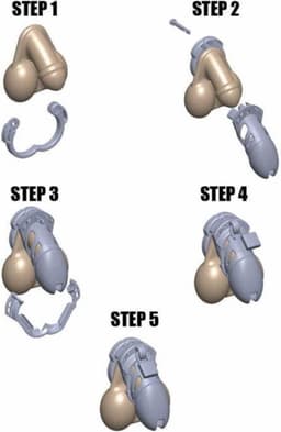 The Vice - Kuisheidskooi - Peniskooi - Chastity Cage - Transparant - Mini — thumbnail 17