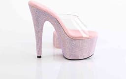 Pleaser - BEJEWELED712RS Muiltjes - US 8 - 38 Shoes - Roze — thumbnail 3