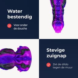 Fantasy Dildo XXL - 25cm - Extreem - Dik - BPA vrij — thumbnail 6