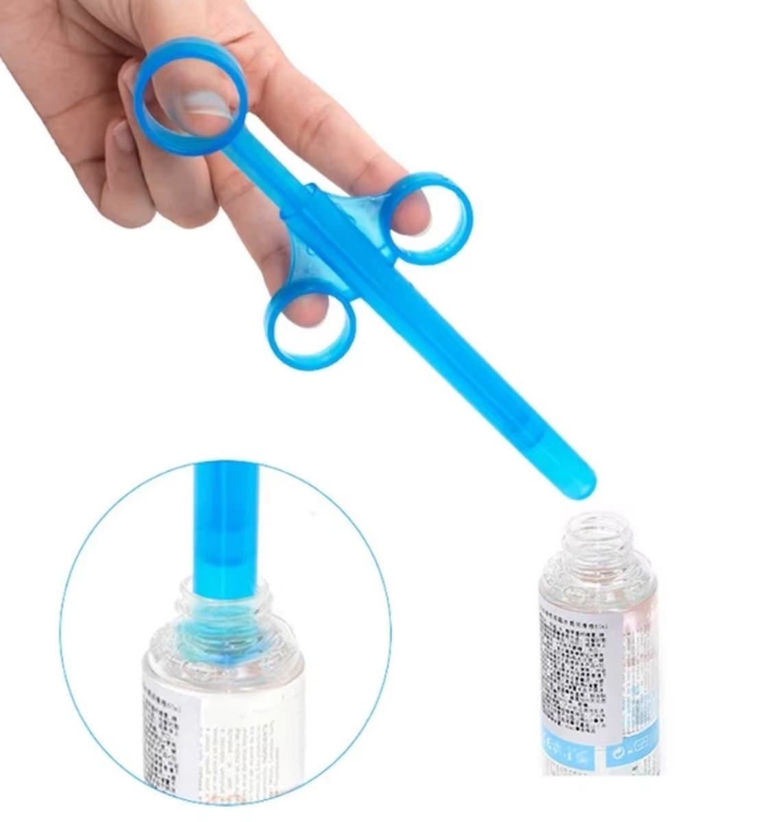 Actie4you® - Glijmiddel injector - Lubricant - Anaal douche - Vaginaal - Schoonmaken - Sex - Seks - Spuit - Inbrengen — afbeelding 1