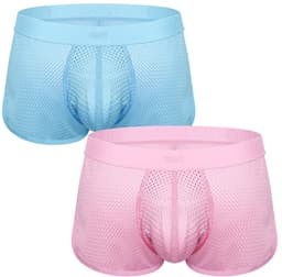 SUKREW Net Shorts Multipack 1x Breeze Blue + 1x Summer Pink - MAAT XXL — thumbnail 1