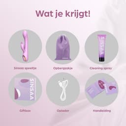 Sinsaa Rabbit Vibrator voor Vrouwen - Tarzan Vibrator met 10 Vibratiesnelheden - G-Spot & Clitoris Stimulator - 5 Klopsnelheden - Dildo - Vibrators - Seksspeeltjes voor Koppels - Sex Toys voor Vrouwen - Inclusief glijmiddel — thumbnail 9