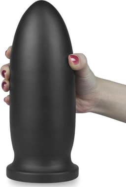 Lovetoy - King Size Buttplug - Anal Bomber - Diameter 8.5 cm - Lengte 23 cm - PVC - Zwart — thumbnail 2