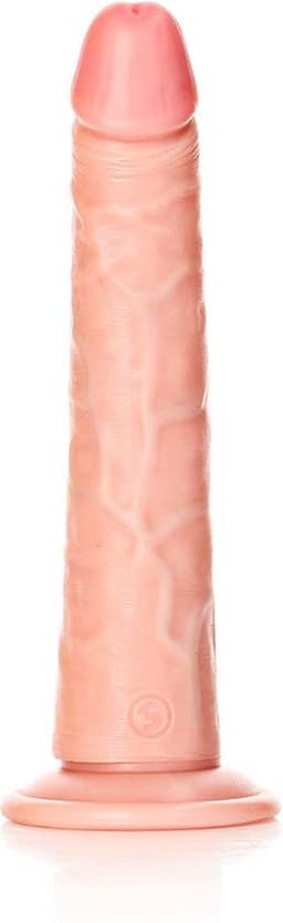 Shots - RealRock Slanke Realistische Dildo met Zuignap - 20,5 cm flesh — thumbnail 5