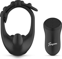 Teazers - Driedubbele Prostaat Vibrator met Afstandsbediening - Buttplugs - Buttplug Vibrator - Anal Plug - Sex Toys voor Mannen - Seksspeeltjes - Dildo Mannen Anaal - Vibrators voor Mannen - Cockring - Cockringen - Zwart — thumbnail 4