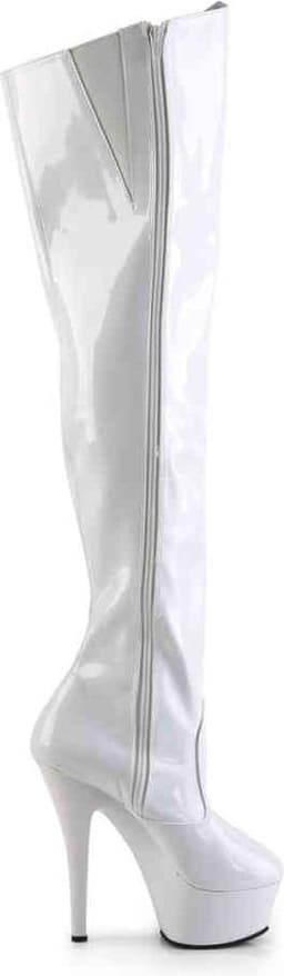 EU 36 = US 6 | KISS-3010 | 6 Heel Platform Thigh Boot — thumbnail 5