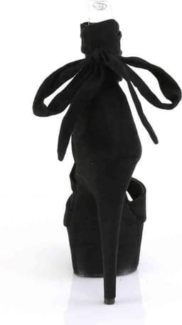 Pleaser - DELIGHT-679 Sandaal met enkelband - US 8 - 38 Shoes - Zwart — thumbnail 4