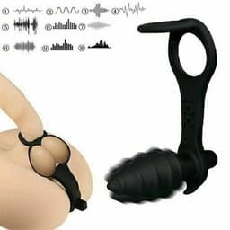 Mannelijke prostaatmassager, dildo, penisring, anale vibrator, buttplug, speeltje voor mannen — thumbnail 1