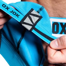 Oxjok Slingjock - Upthrust Slider Jockstrap - Ingebouwde Cockring - Met opbergvakje - Pool Blue S — thumbnail 3