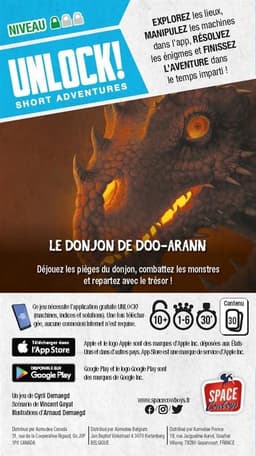 Unlock Short Adventures - Escape Room Spel - Puzzels Oplossen - Franse Versie - 3 Spellen - Meerdere Kleuren — thumbnail 5