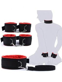 Oneay BDSM Extreme Bondage Set - 11 Delig -SM Handboeien - Zweep / Veer / Tepelklemmen - Sex Toys voor Koppels - Seksspeeltjes voor mannen en vrouwen - Sex Pakket en Toys - Roze — thumbnail 8