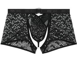 WOH heren microfiber trunk string pure seduction zwart