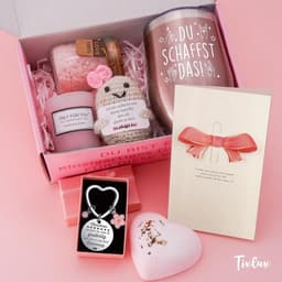 Cadeauset Vrouwen - Verjaardagscadeau - Vieren van gelegenheden - Alles-in-één geschenkpakket - 360 Milliliter - Roze — thumbnail 2