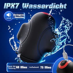 Daity App voor seksspeeltjes voor mannen, 4-in-1 eivormige masturbator met 9 vibratiestanden, vibrerende dildo's voor mannen, erotische speeltjes voor stellen — thumbnail 2
