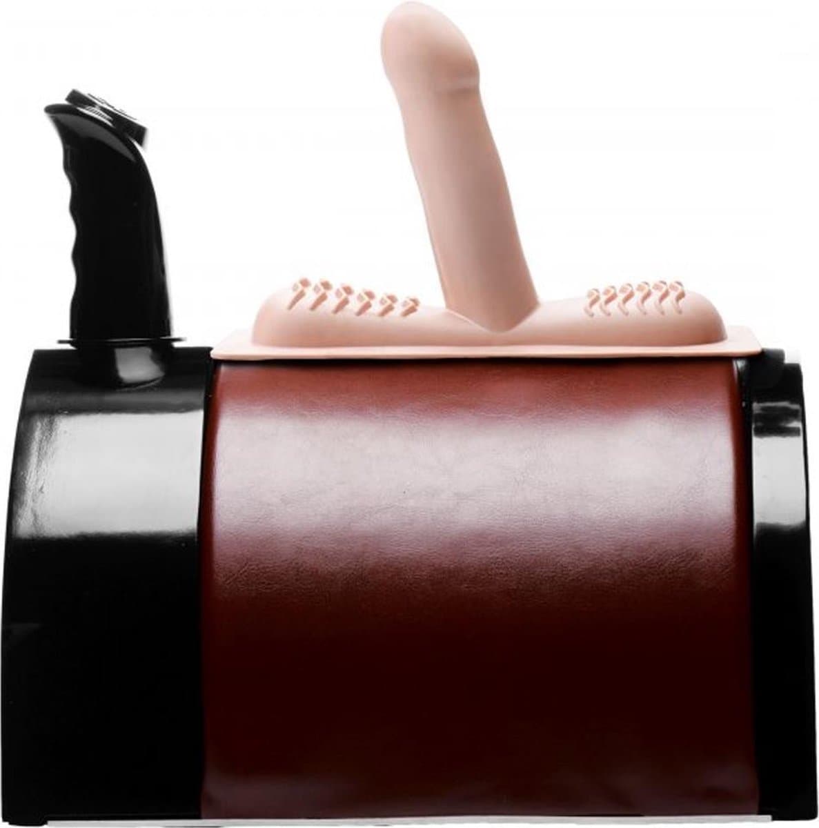 XR Brands - LoveBotz - Saddle Deluxe Riding Sex Machine with Dual Attachments - Blac — afbeelding 1