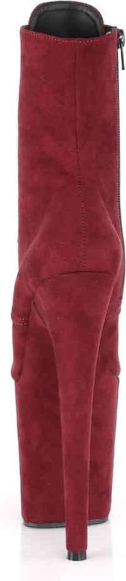 Pleaser - FLAMINGO-1020FS Plateau Laarzen, Paaldans schoenen - Paaldans schoenen - 36 Shoes - Bordeaux rood — thumbnail 4