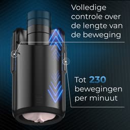 Kiiroo Keon & Victoria June Pocket Pussy - Automatische Masturbator voor Mannen - Connect met Adult Content via FeelMe AI voor een Interactieve Ervaring - Tot 230 Strokes per Minuut en Regelbare Strokelengte — thumbnail 3