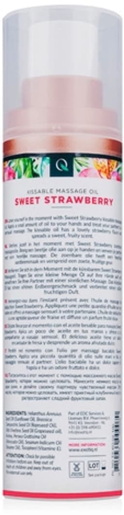 Exotiq - Massageolie - Massage Olie - Sweet Strawberry - Massageolie voor een Ontspannende Massage met Aardbeiengeur - Zijdezacht en Verzorgende Werking - 100 ml — thumbnail 12